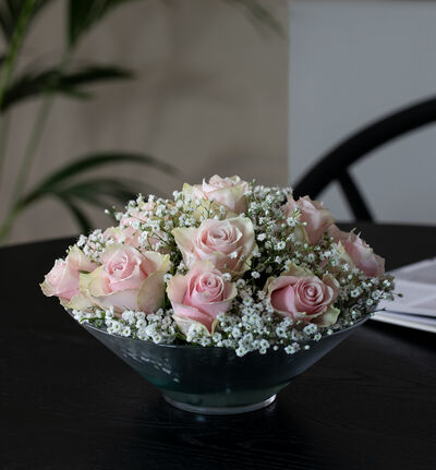 Rosa rosedekorasjon Rosa rosedekorasjon